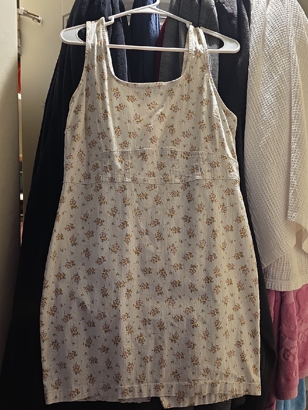 No Boundaries Cream Floral Mini Dress